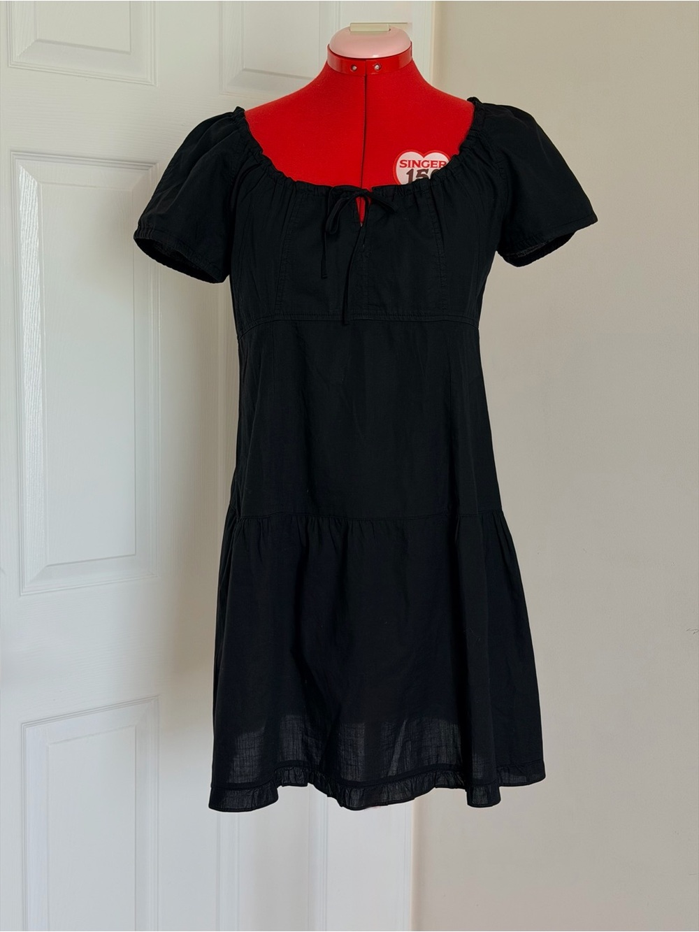 RARE Vintage 90s New Man France Cotton Peasant Dress French Cottagecore S-M